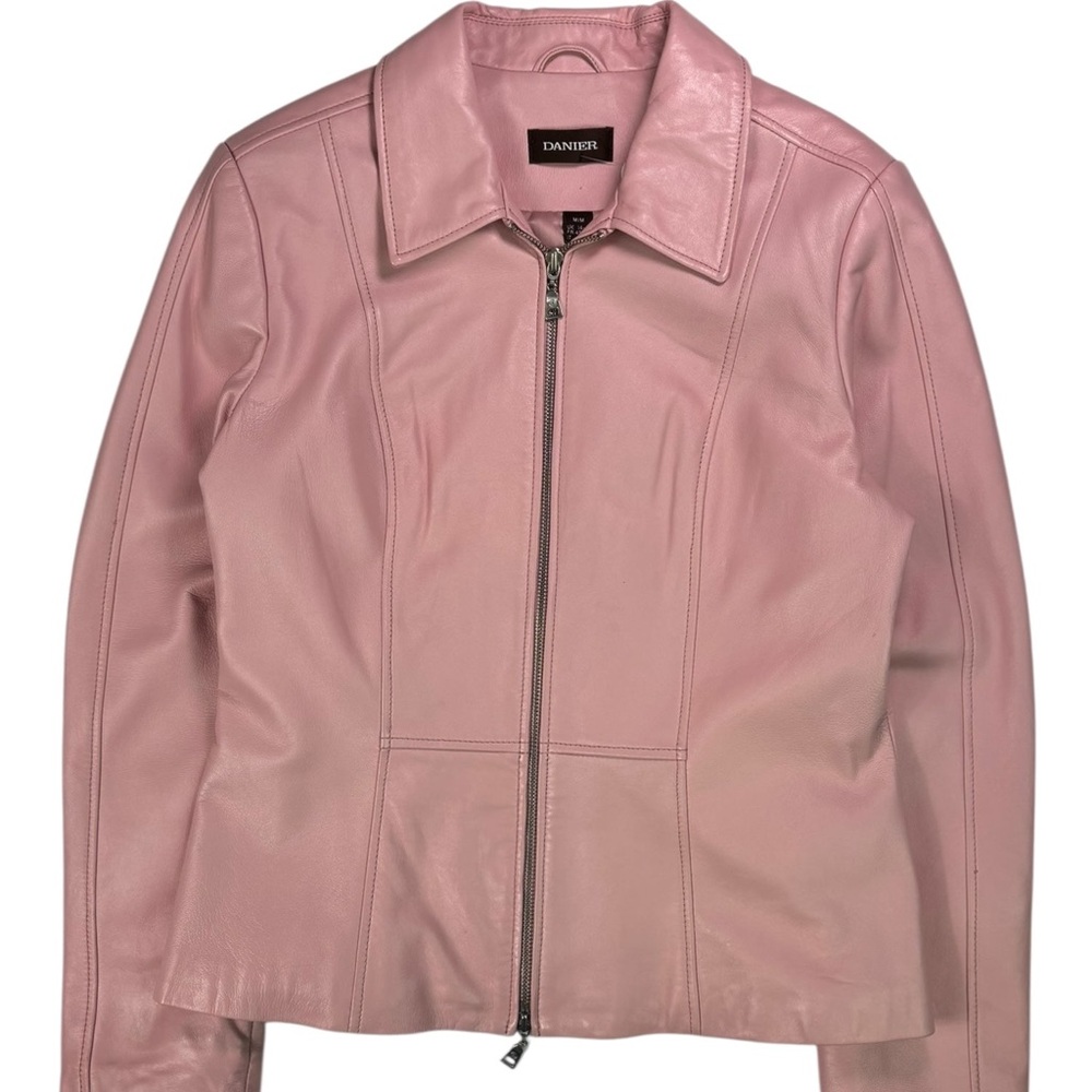 Danier Women's Pink Leather Jacket